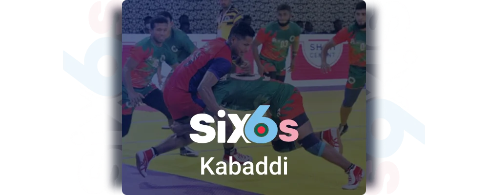 Kabaddi betting at Six6s