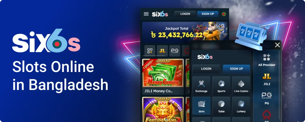 Slots Online in Six6s Casino