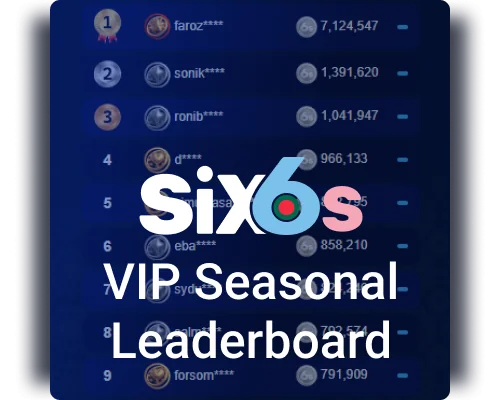 Six6s VIP Seasonal Leaderboard