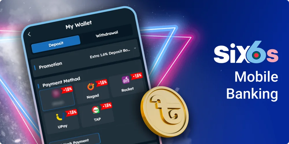Payments in the Six6s Bangladesh app